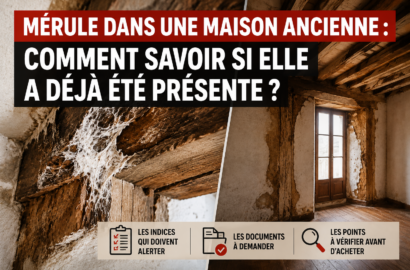 Comment savoir si une maison a déjà eu de la mérule ?